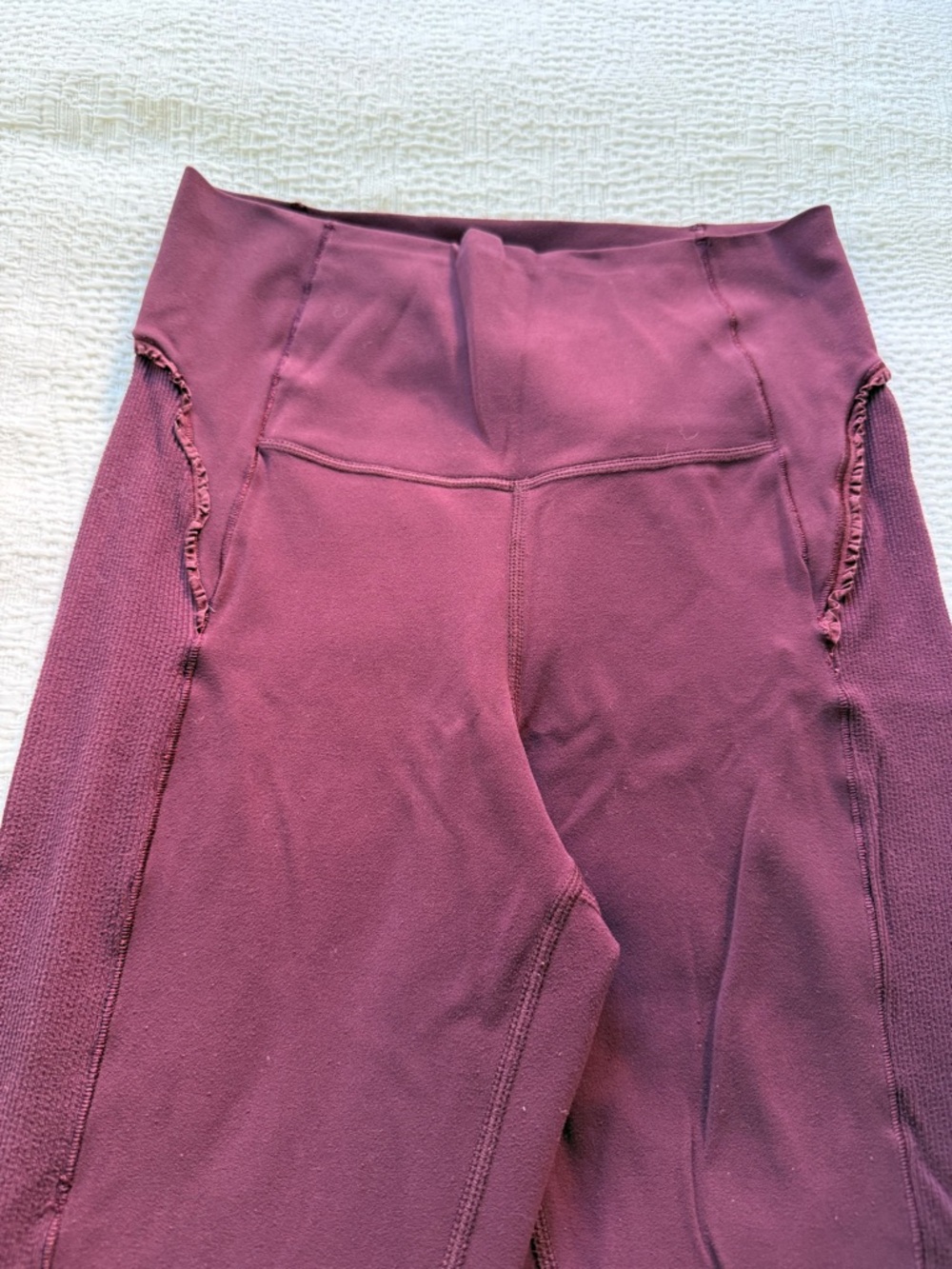 Nike Dri-FIT Burgandy High-Rise Leggings